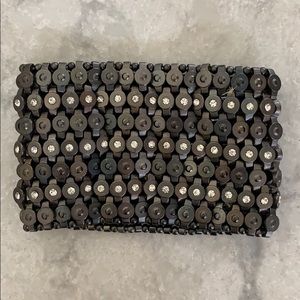 Stretch Rivet Bracelet with Rhinestones